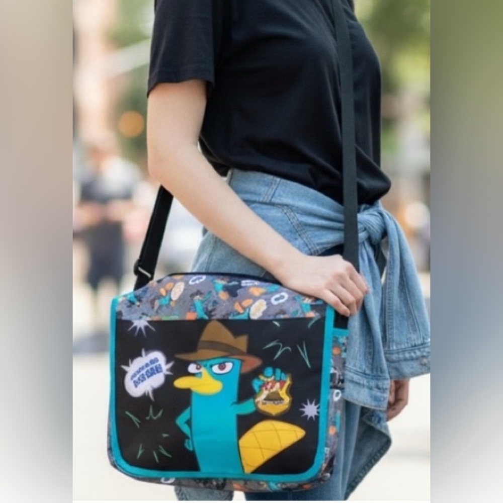 Phineas And Ferb Large Laptop Bag NWT - Picture 3 of 3